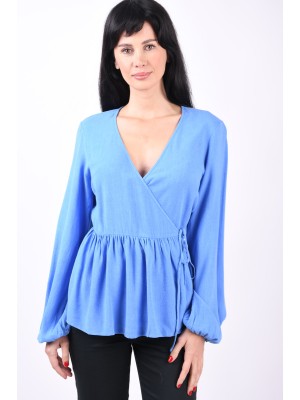 Bluza Dama Selected Slframi Wrap Ultramarine